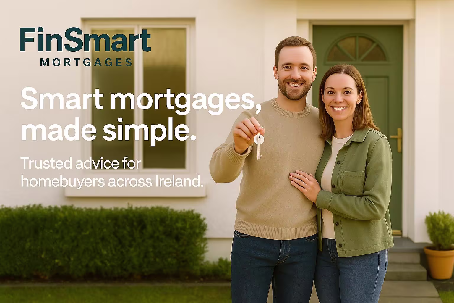 Modern home representing smart mortgage solutions